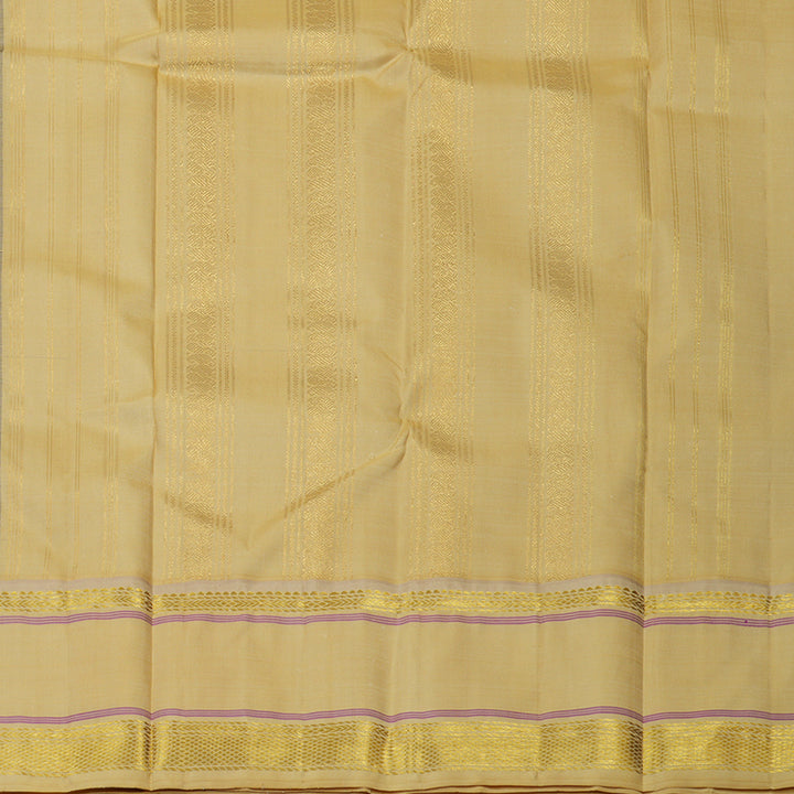 Hayagrivas Handloom Wine Kanjivaram Silk Saree with Sandal Border KBF15D1-4