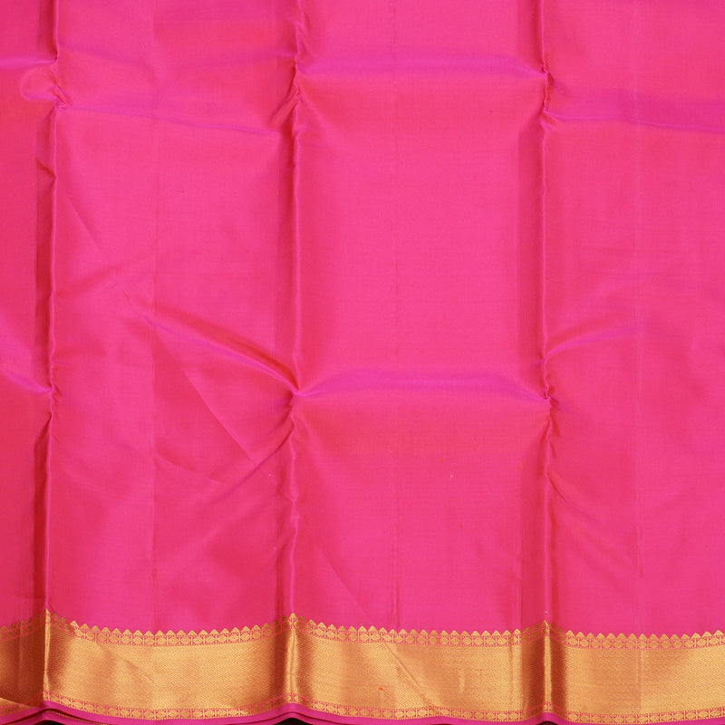 Hayagrivas Handloom Pink Kanjivaram Silk Saree KBF160D1-7