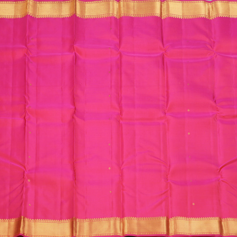 Hayagrivas Handloom Pink Kanjivaram Silk Saree KBF160D1-7