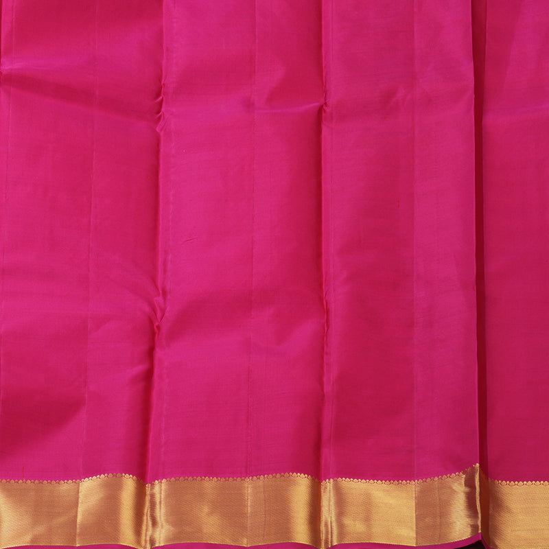 Hayagrivas Handloom Pink Kanjivaram Silk Saree KBF160D2-2