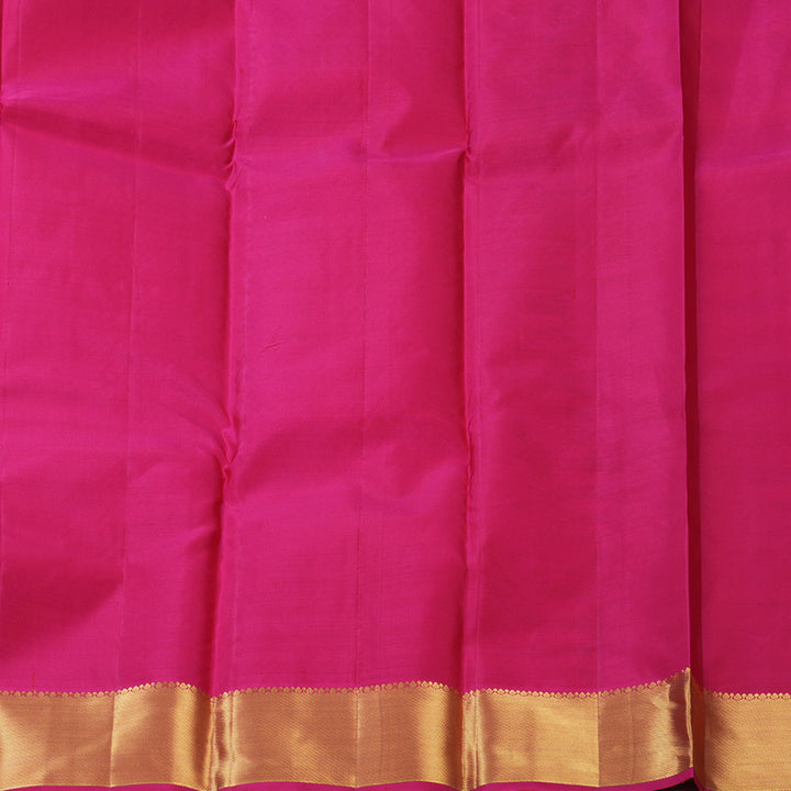 Hayagrivas Handloom Pink Kanjivaram Silk Saree KBF160D2-2