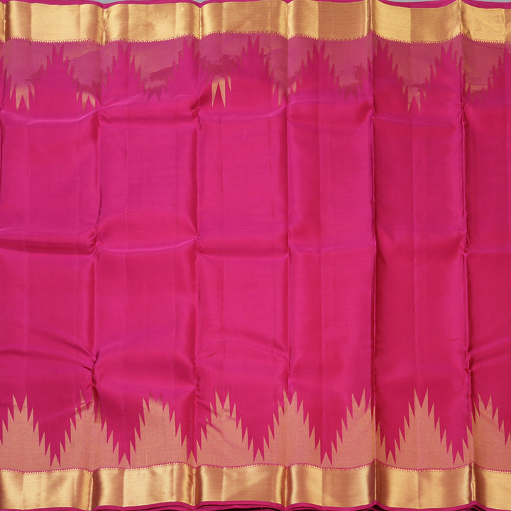 Hayagrivas Handloom Pink Kanjivaram Silk Saree KBF160D2-2