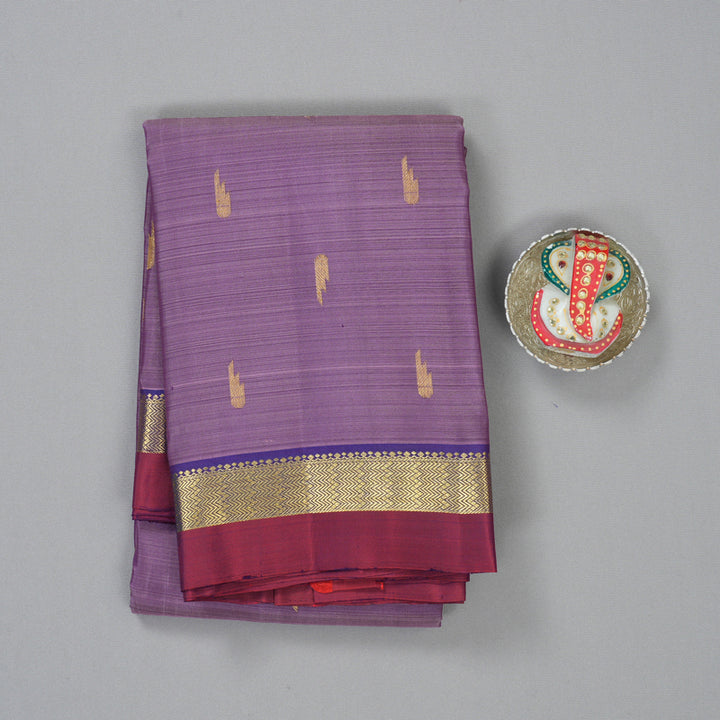 Hayagrivas Mauve Kanjivaram Silk Saree KBF162D1-6