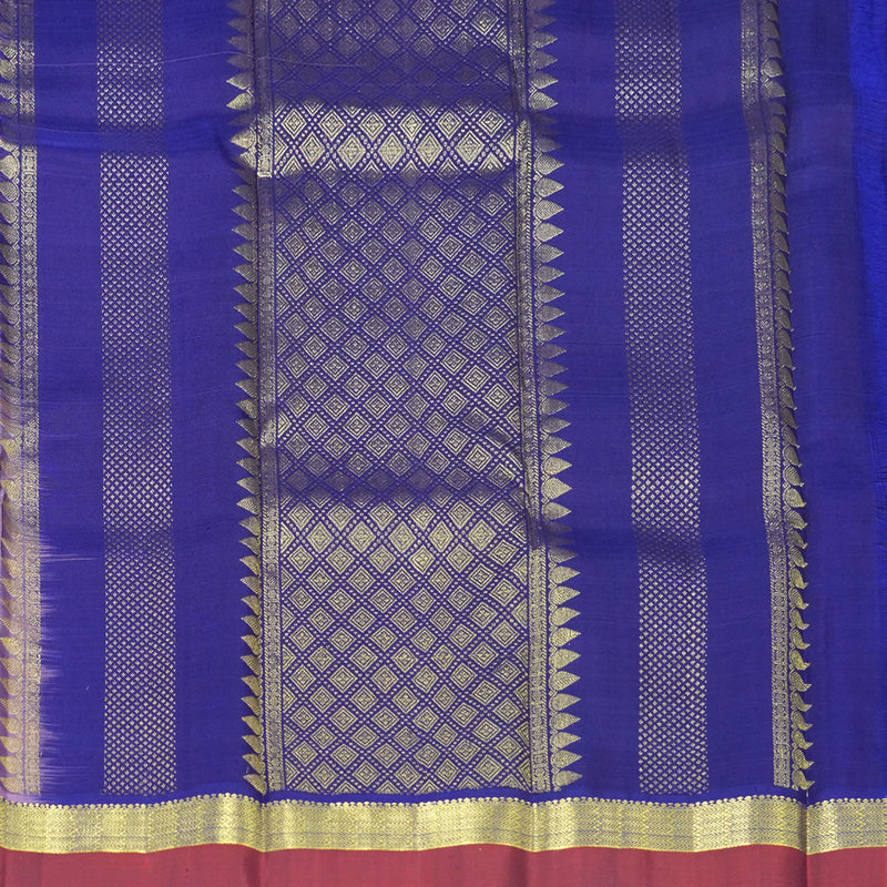 Hayagrivas Mauve Kanjivaram Silk Saree KBF162D1-6
