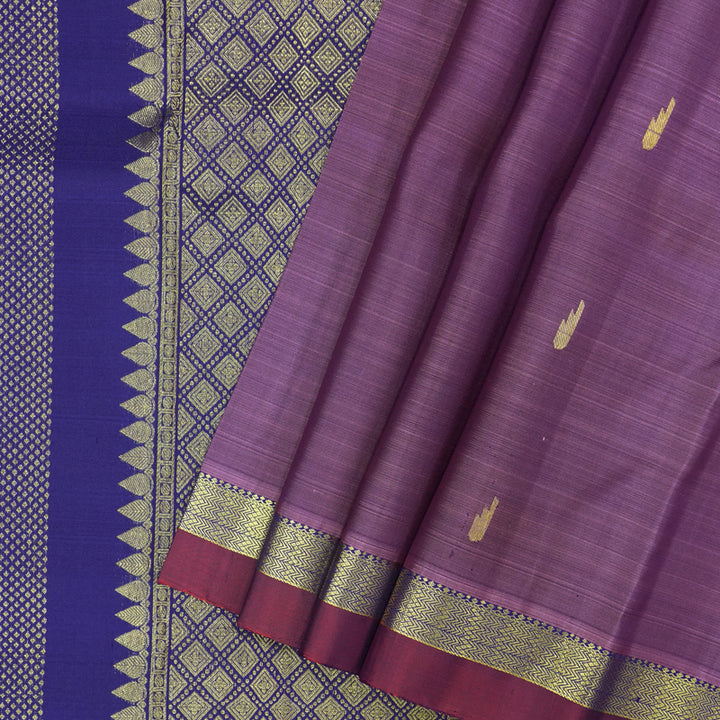 Hayagrivas Mauve Kanjivaram Silk Saree KBF162D1-6
