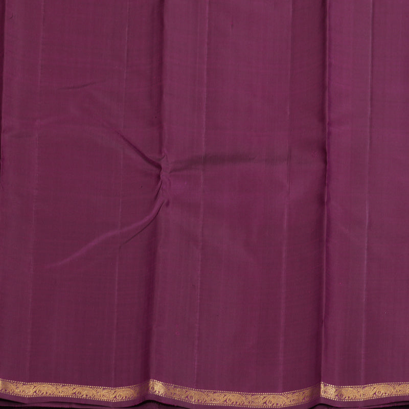 Hayagrivas Handloom Purple Kanjivaram Silk Saree KBF177E1-1