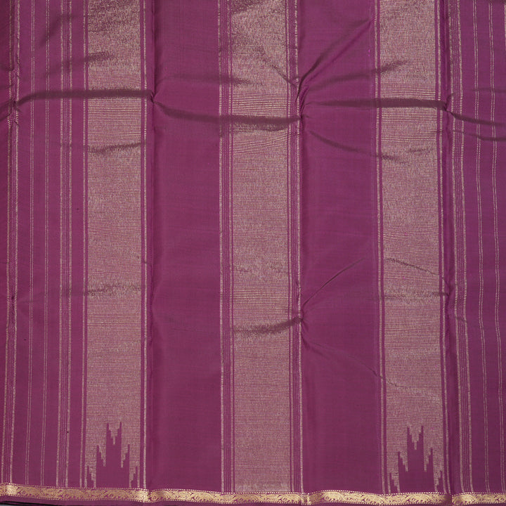 Hayagrivas Handloom Purple Kanjivaram Silk Saree KBF177E1-1