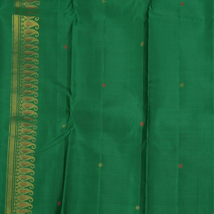 Hayagrivas Handloom Reddish Pink Kanjivaram Silk Saree KBF177E5-1