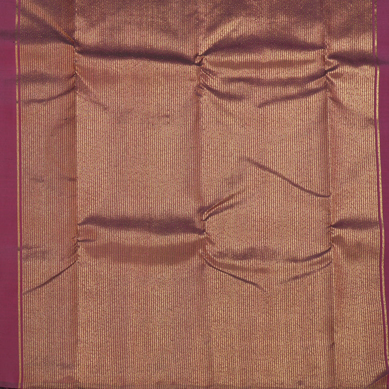 Hayagrivas Handloom Black Kanjivaram Silk Saree with Wine Border KBF178E4-1