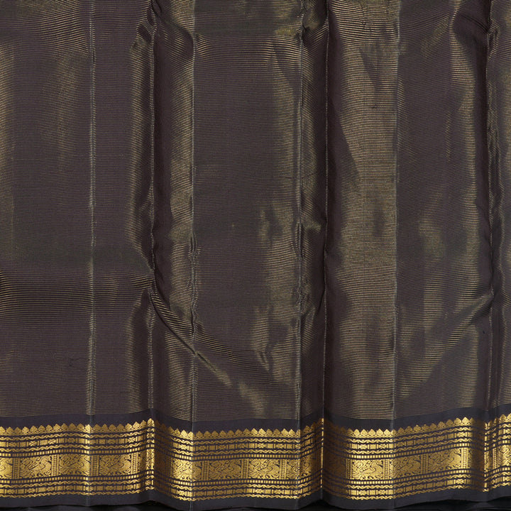 Hayagrivas Handloom Deep Jamun Kanjivaram Silk Saree KBF179E4-2