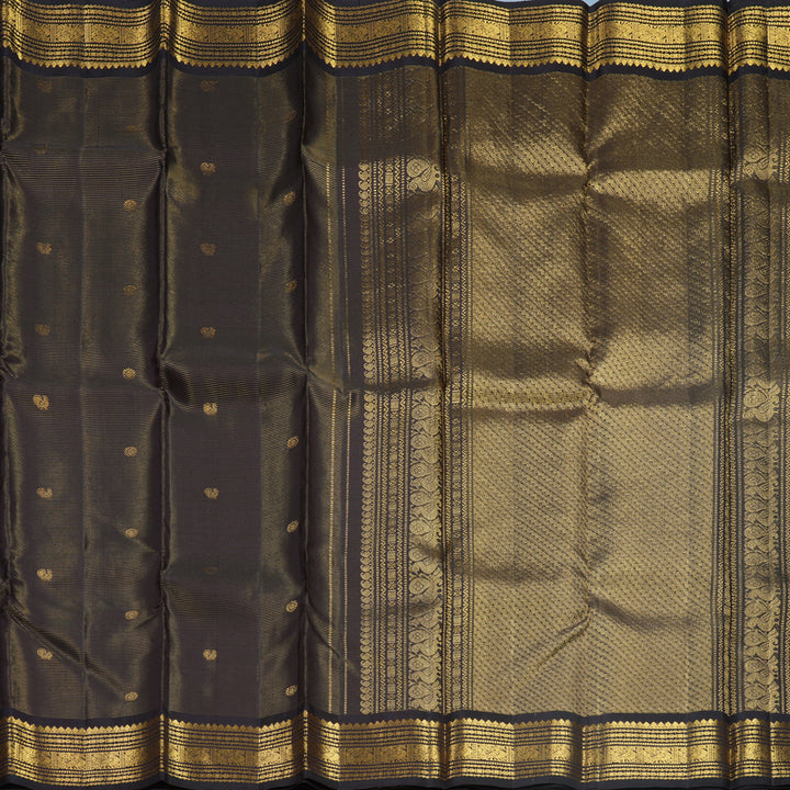 Hayagrivas Handloom Deep Jamun Kanjivaram Silk Saree KBF179E4-2