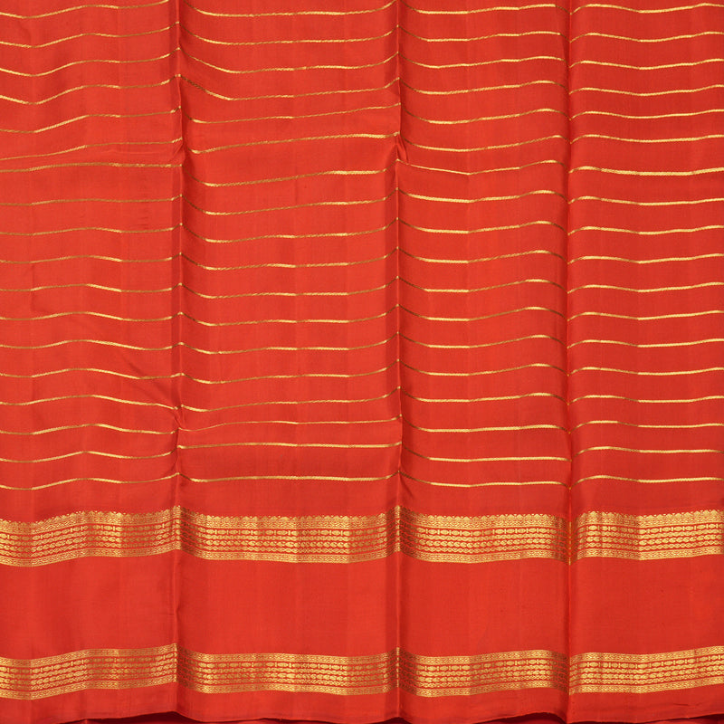 Hayagrivas Handloom Purple Kanjivaram Silk Saree with Red Border KBF179E5-1