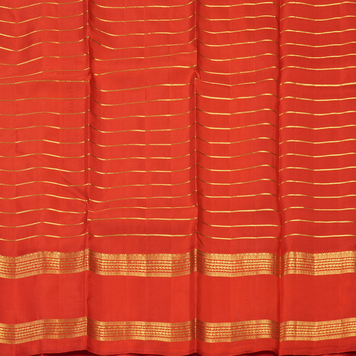 Hayagrivas Handloom Purple Kanjivaram Silk Saree with Red Border KBF179E5-1