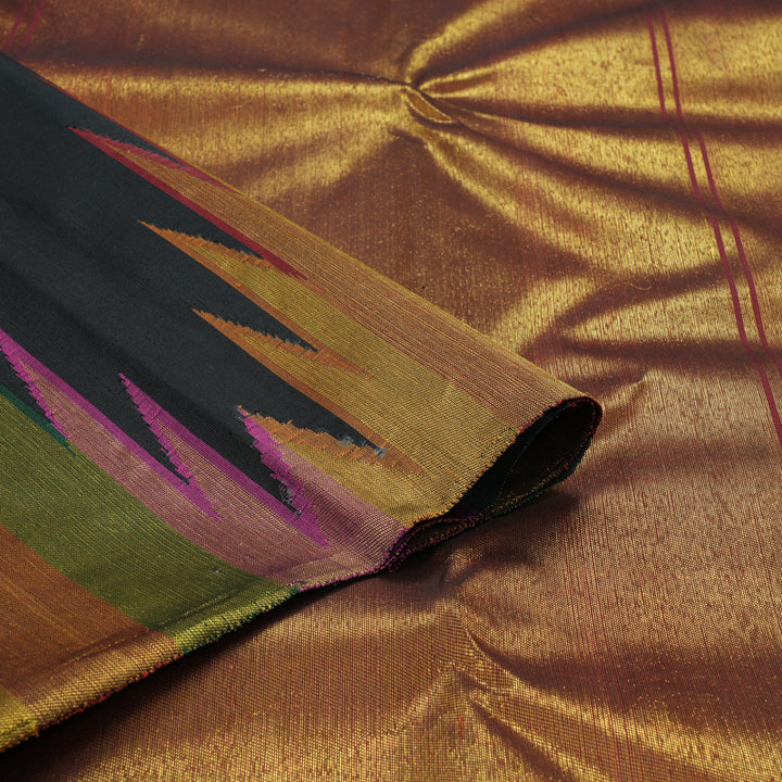 Hayagrivas Handloom Black Kanjivaram Silk Saree KBF183E2-1