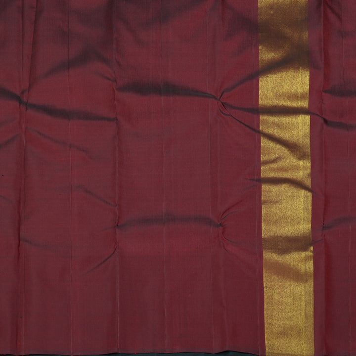 Hayagrivas Handloom Black Kanjivaram Silk Saree KBF183E2-1