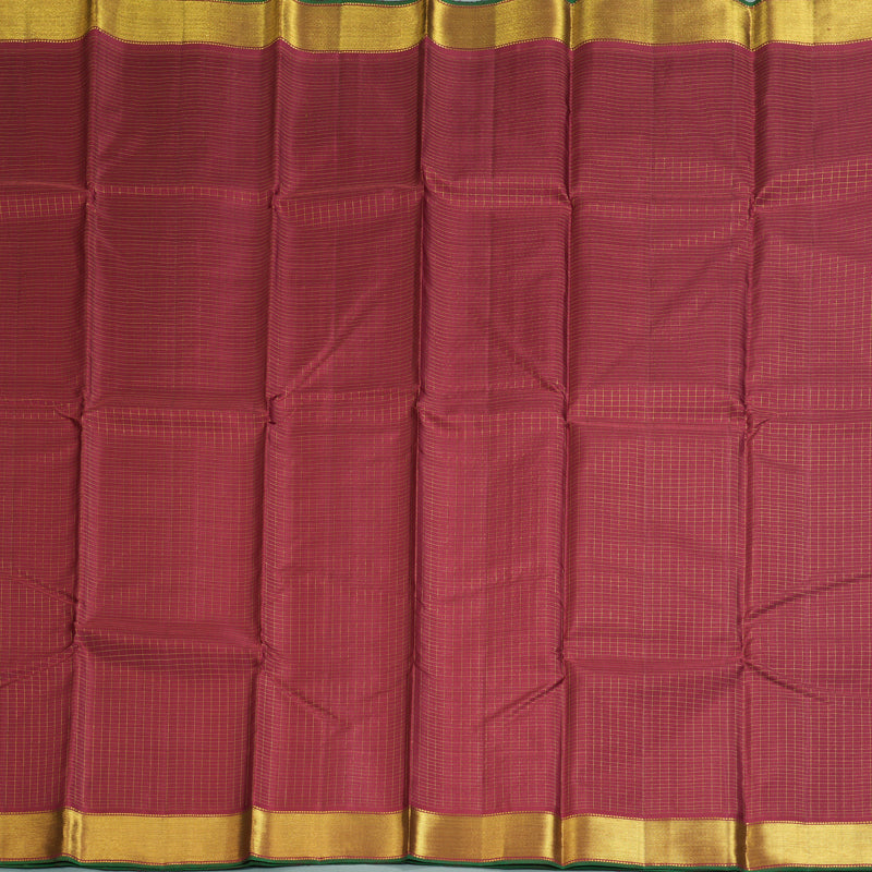 Hayagrivas Handloom Araku Maroon Kanjivaram Silk Sarees KBF183E4-1