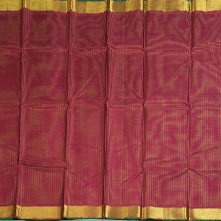 Hayagrivas Handloom Araku Maroon Kanjivaram Silk Sarees KBF183E4-1