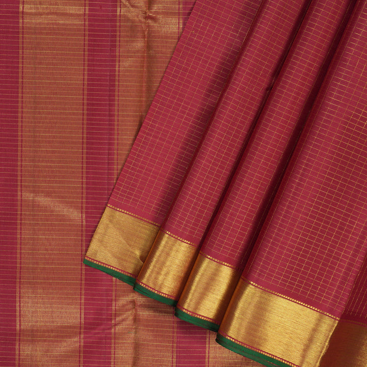 Hayagrivas Handloom Araku Maroon Kanjivaram Silk Sarees KBF183E4-1