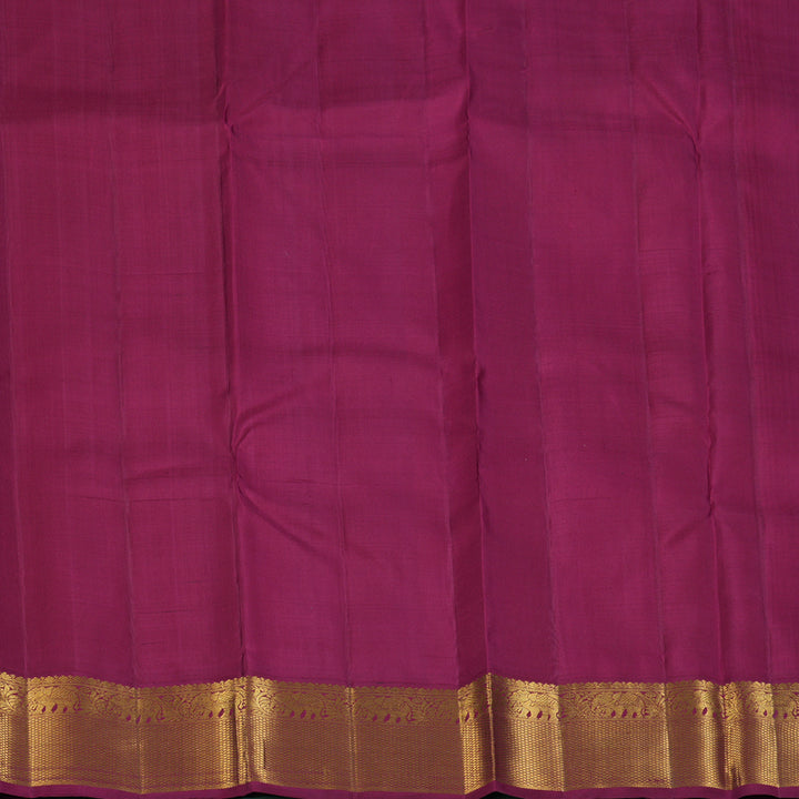 Hayagrivas Handloom Fanta Orange Kanjivaram Silk Saree with Dark Pink Border KBF186E1-2