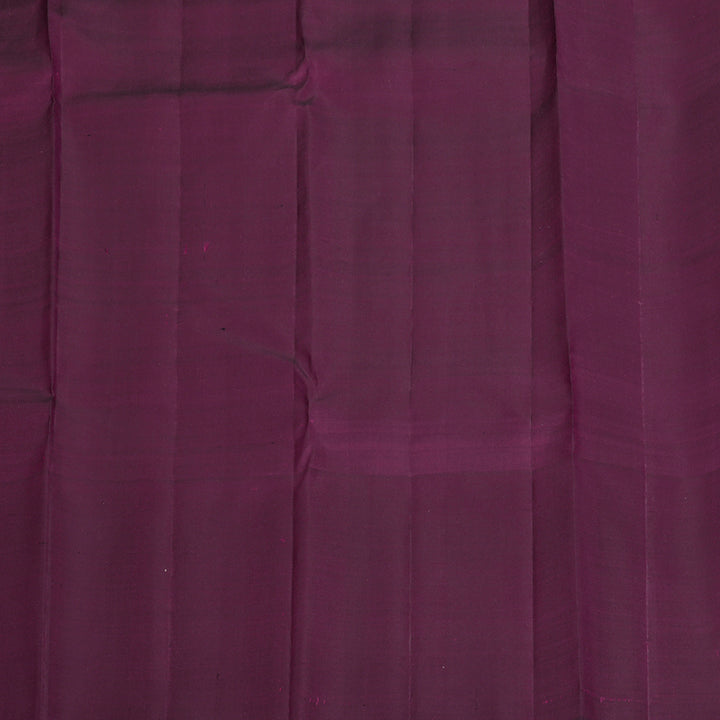 Hayagrivas Handloom Multicolour Checks Kanjivaram Silk Saree with Purple Border KBF187E1-1