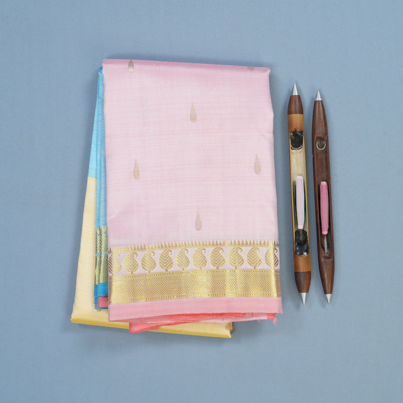 Hayagrivas Handloom Mubhagam Kanjivaram Silk Saree KBF18D2-1