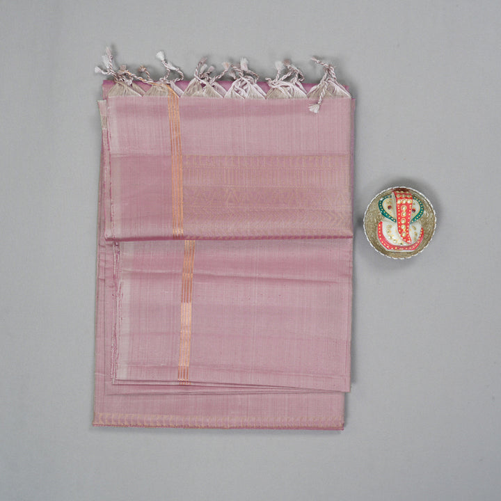 Hayagrivas Lotus Pink Handloom Soft Silk Saree KBF190E1-5