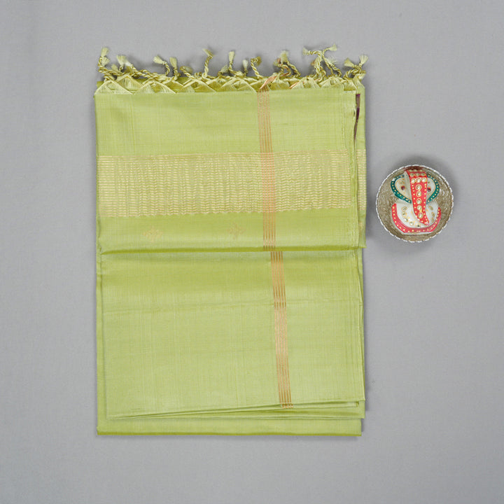Hayagrivas Pista Green Handloom Soft Silk Saree KBF190E1-8