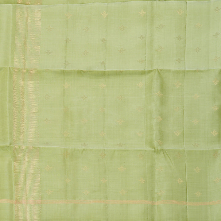 Hayagrivas Pista Green Handloom Soft Silk Saree KBF190E1-8