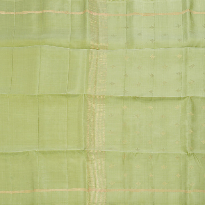 Hayagrivas Pista Green Handloom Soft Silk Saree KBF190E1-8