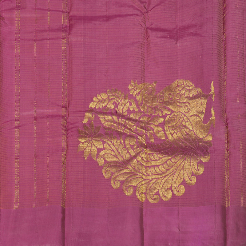 Hayagrivas Handloom Peach Kanjivaram Silk Saree KBF196E1-3