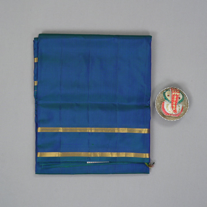 Hayagrivas Handloom Mayilkazhuthu Ten Yards Silk Saree KBF197E1-8