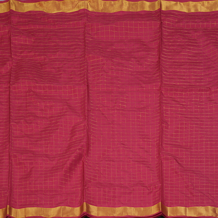 Hayagrivas Handloom Maroon Ten Yards Silk Saree KBF197E6-1