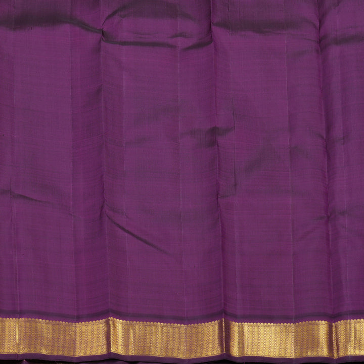 Hayagrivas Handloom Lavendar Kanjivaram Silk Saree with Purple Border KBF1D6-1
