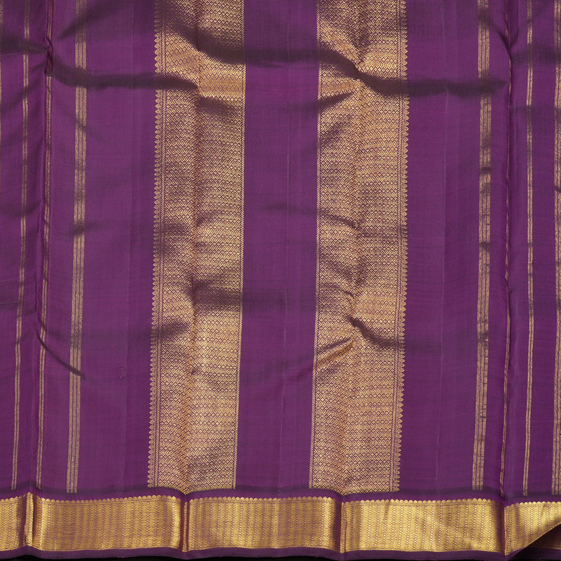 Hayagrivas Handloom Lavendar Kanjivaram Silk Saree with Purple Border KBF1D6-1