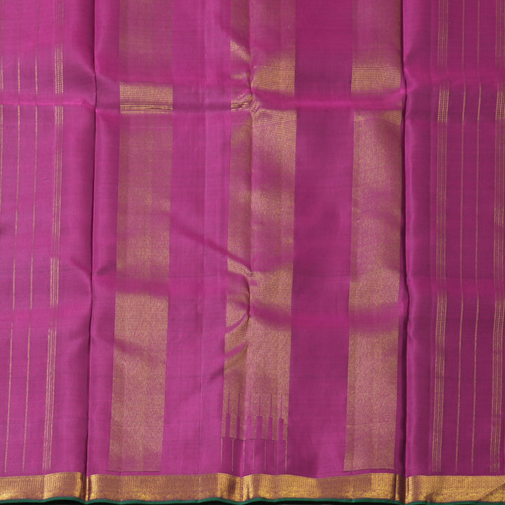 Hayagrivas Handloom Mint Green (Carpet Checks) Kanjivaram Silk Saree KBF205E4-1