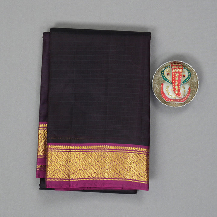 Hayagrivas Handloom Deep Nagapazham Kanjivaram Silk Saree KBF206E1-12
