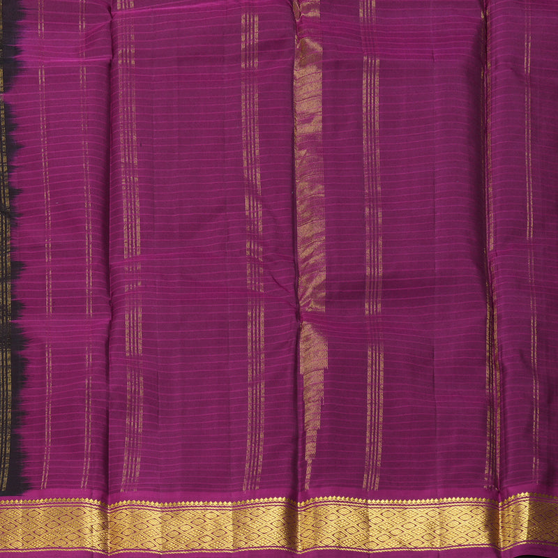 Hayagrivas Handloom Deep Nagapazham Kanjivaram Silk Saree KBF206E1-12