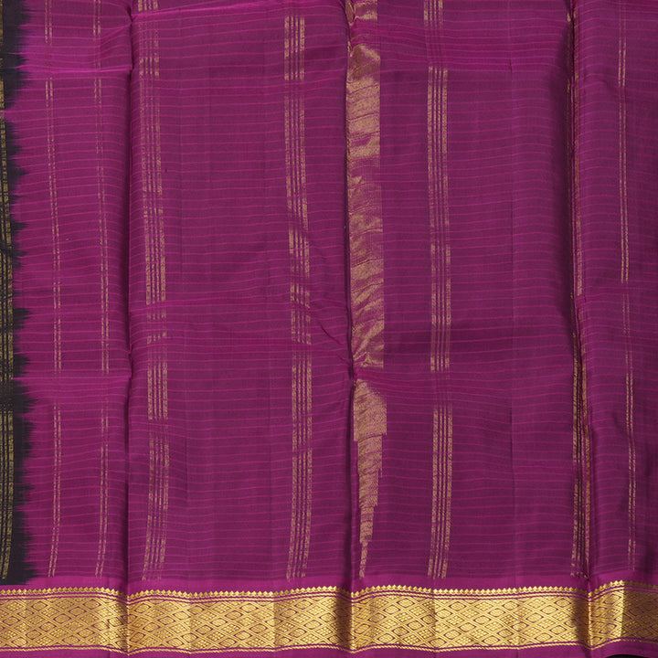 Hayagrivas Handloom Deep Nagapazham Kanjivaram Silk Saree KBF206E1-12