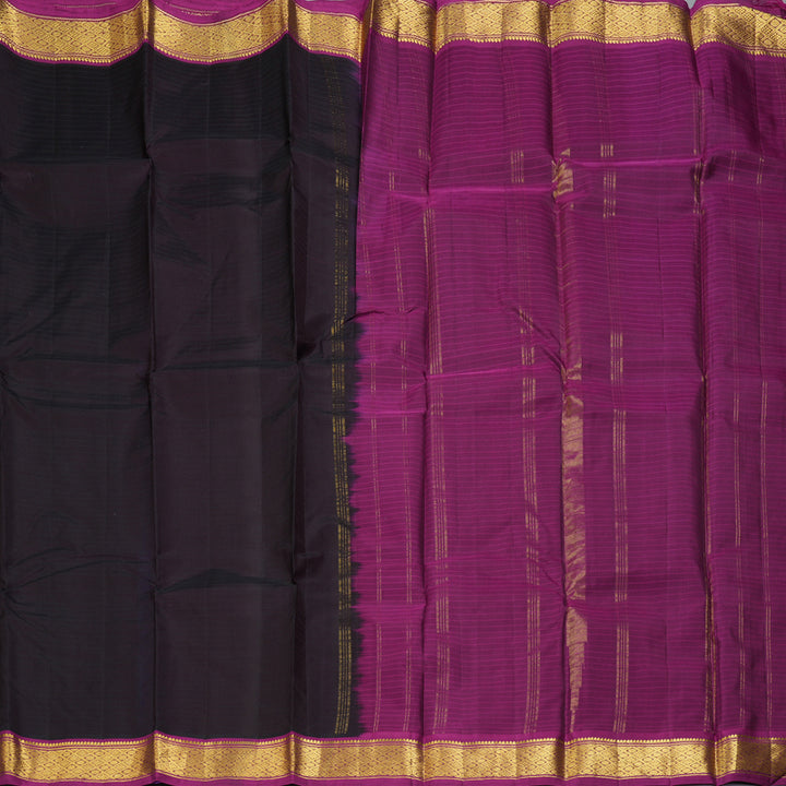 Hayagrivas Handloom Deep Nagapazham Kanjivaram Silk Saree KBF206E1-12