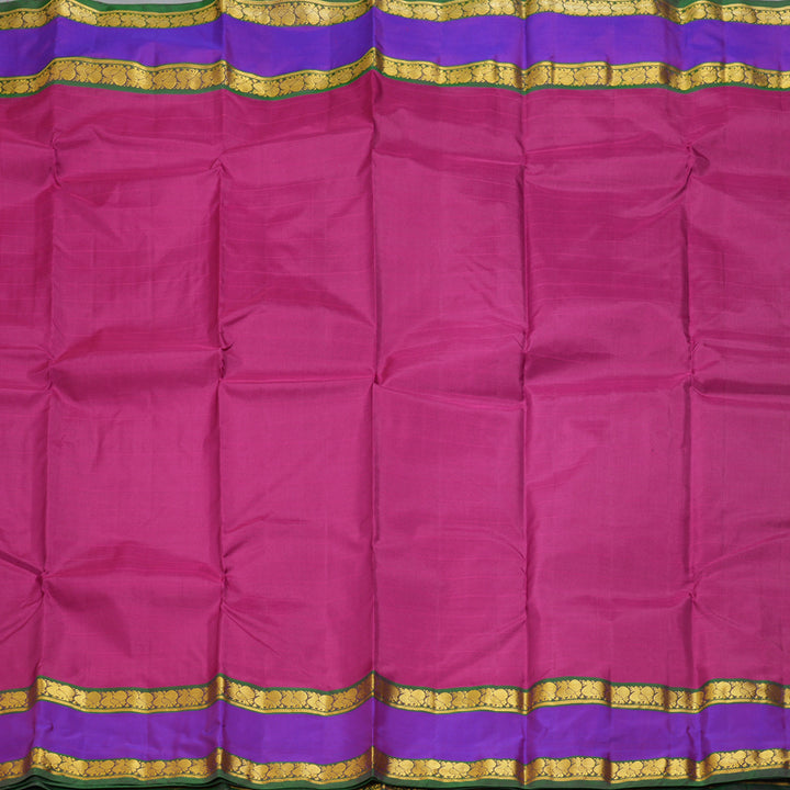Hayagrivas Handloom Vadamalli Kanjivaram Silk Saree with Purple Border KBF206E1-16