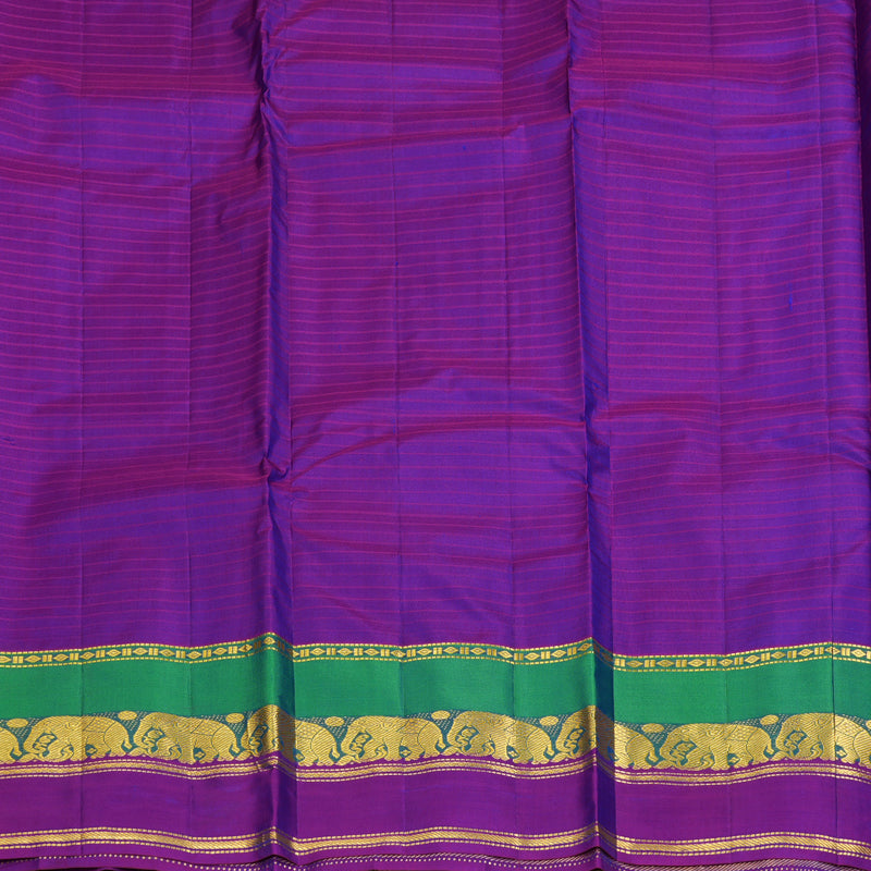 Hayagrivas Handloom Sky Blue Kanjivaram Silk Saree KBF206E1-3