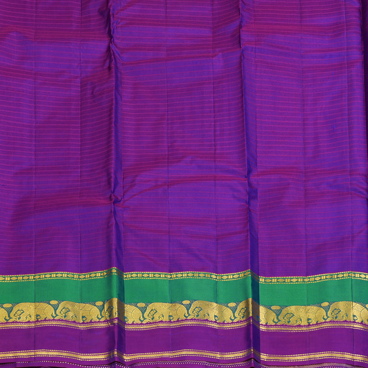 Hayagrivas Handloom Sky Blue Kanjivaram Silk Saree KBF206E1-3