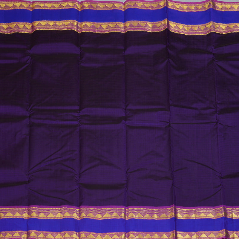 Hayagrivas Handloom Violet Kanjivaram Silk Saree KBF206E1-30