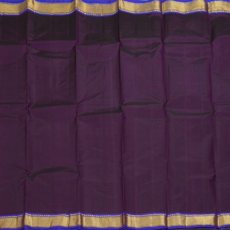 Hayagrivas Handloom Purple Kanjivaram Silk Saree with Voilet Border KBF206E1-31