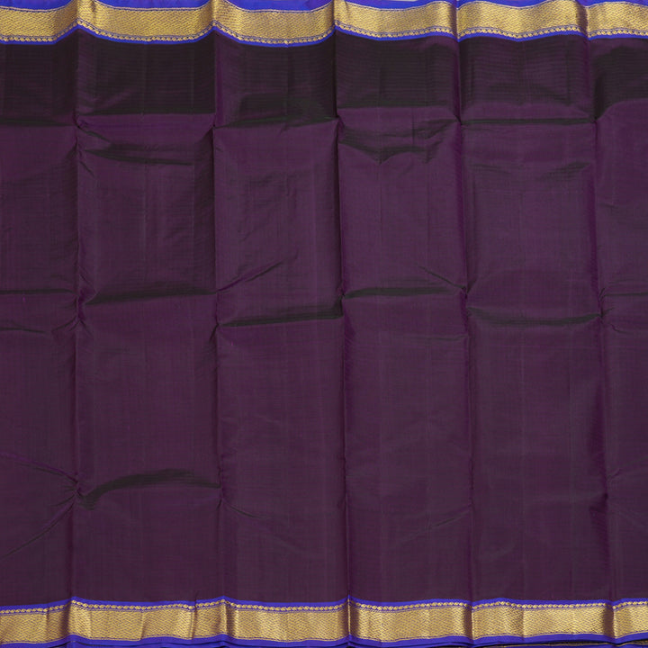 Hayagrivas Handloom Purple Kanjivaram Silk Saree with Voilet Border KBF206E1-31