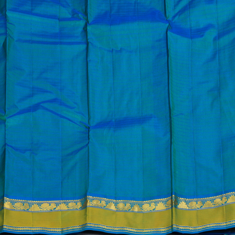 Hayagrivas Handloom Green Kanjivaram Silk Saree KBF206E1-32
