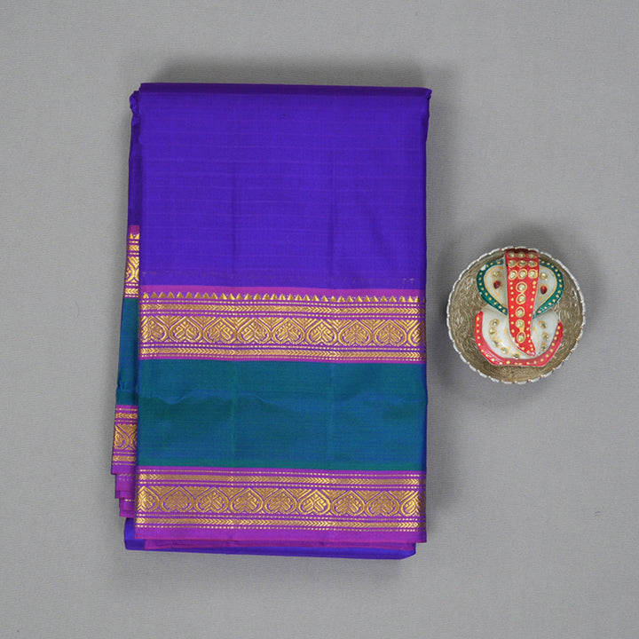 Hayagrivas Handloom Voilet Kanjivaram Silk Saree with Purple Border KBF206E1-35