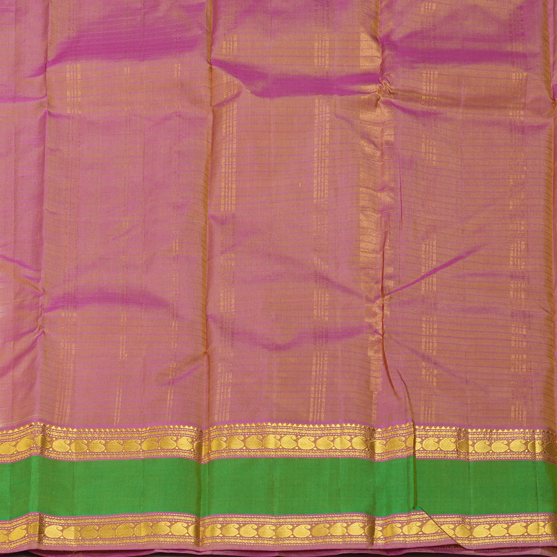 Hayagrivas Handloom Pale Yellow Kanjivaram Silk Saree KBF206E1-38