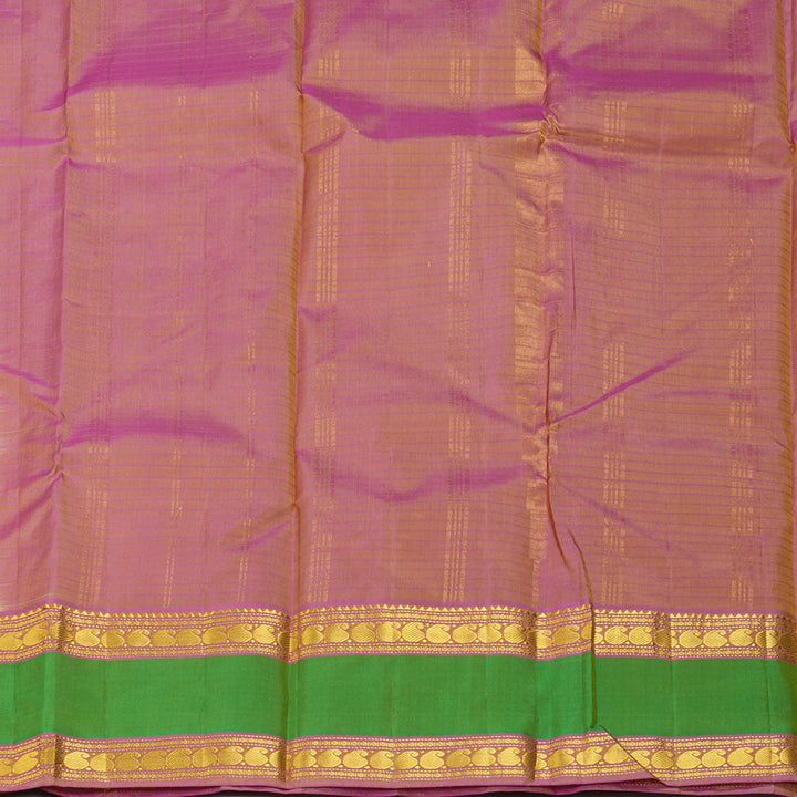 Hayagrivas Handloom Pale Yellow Kanjivaram Silk Saree KBF206E1-38