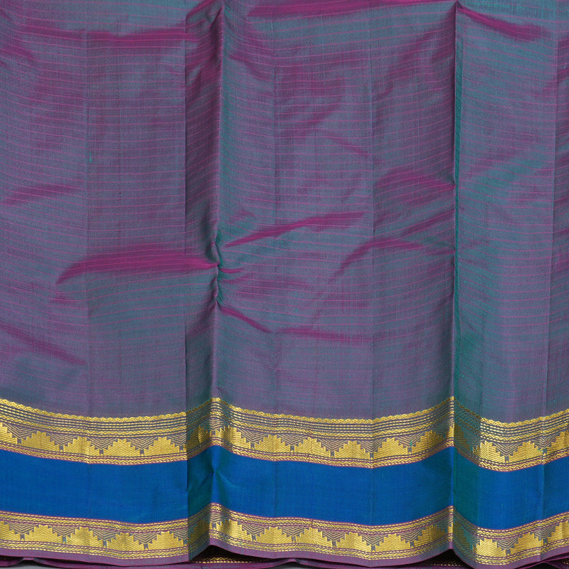 Hayagrivas Handloom Sea Green Kanjivaram Silk Saree KBF206E1-39